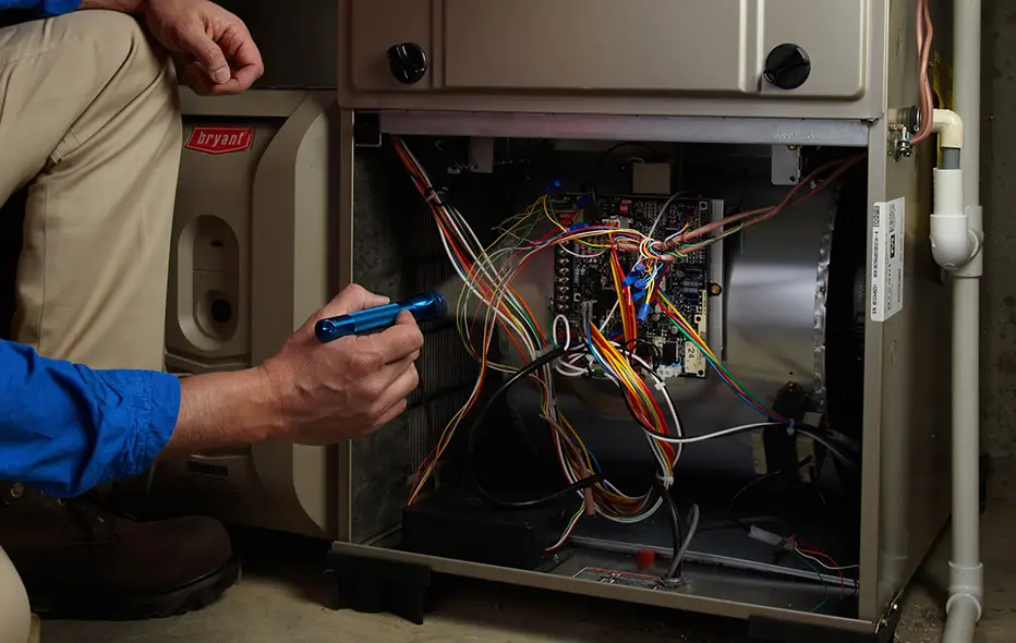 Heating repair technician