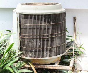 Air Conditioner Unit Needing Maintenance